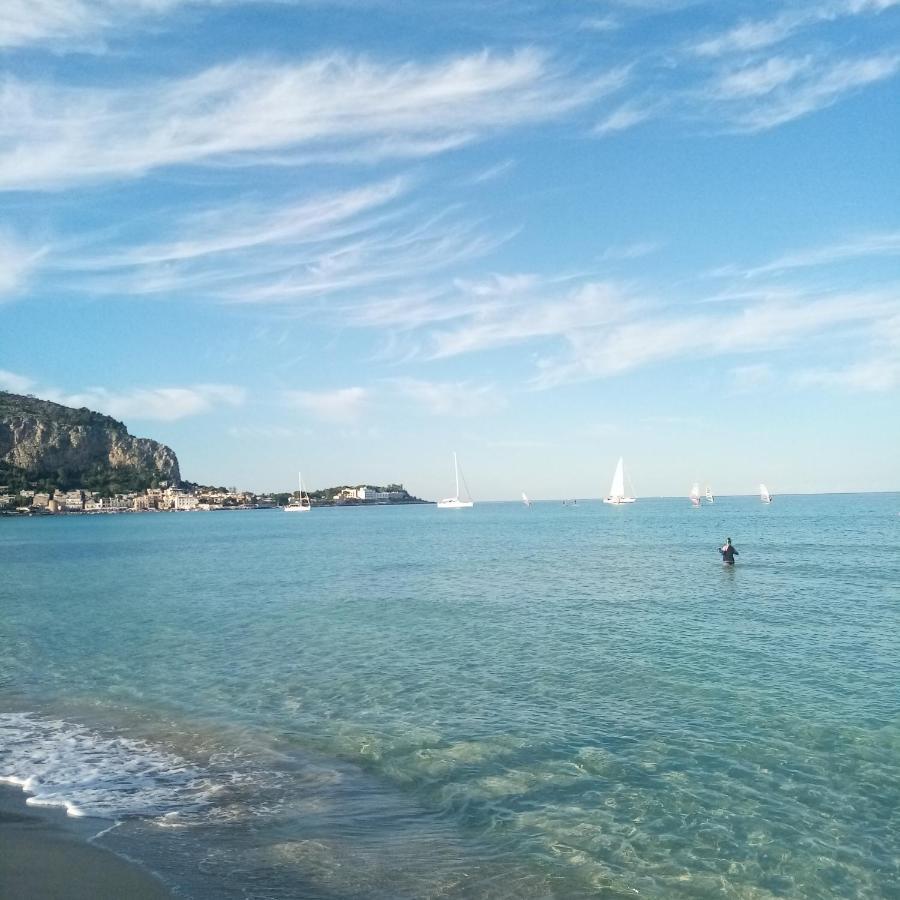 Casa Rosamarina Leilighet Mondello Eksteriør bilde